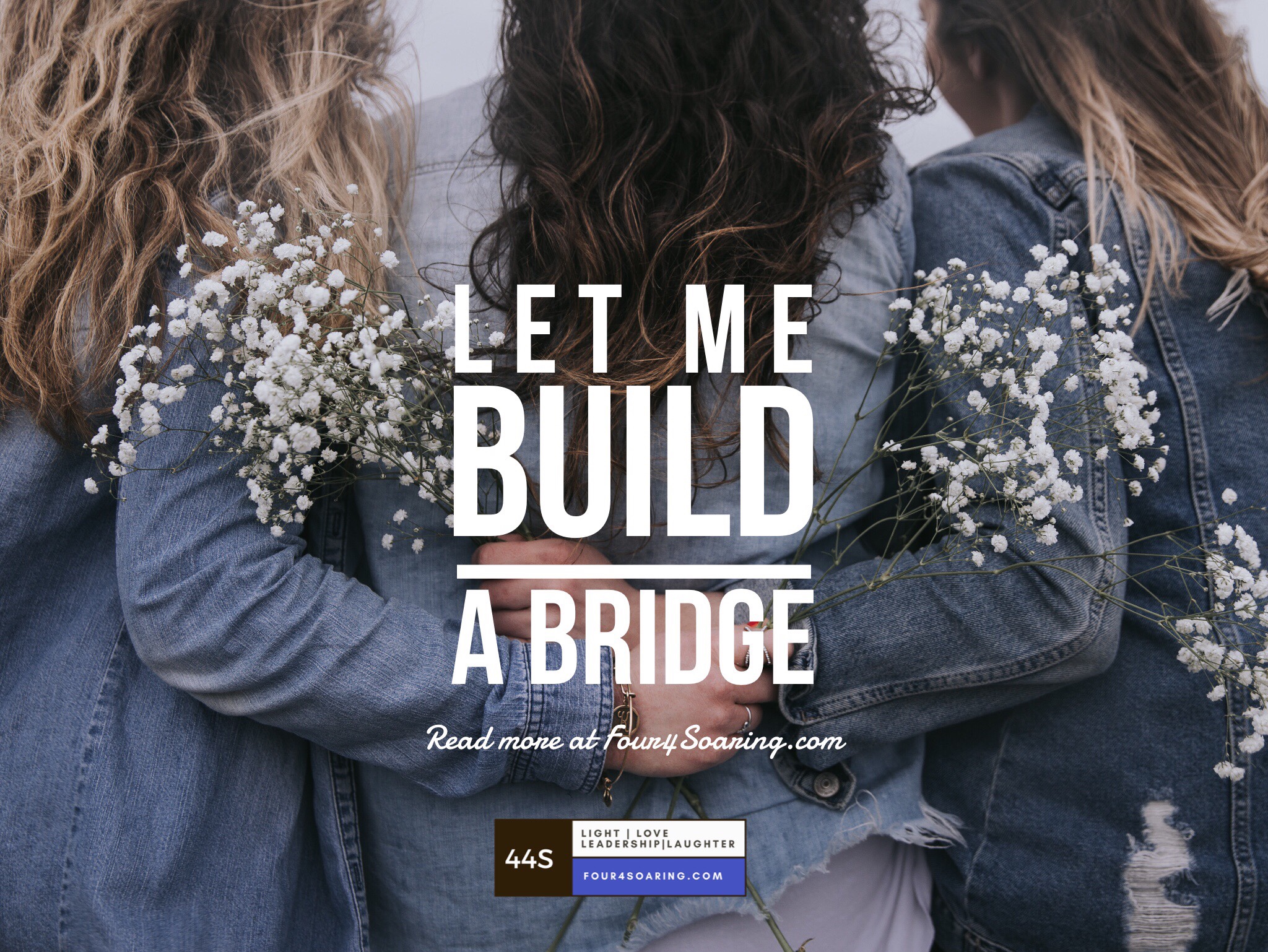 Let me build a bridge, for I cannot fill the chasm…